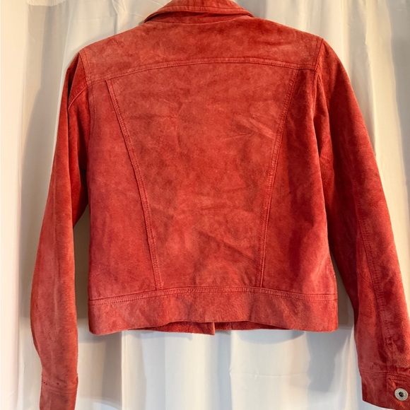 Vintage Express Suede Leather Jacket – Y2K Era - Picture 5 of 7
